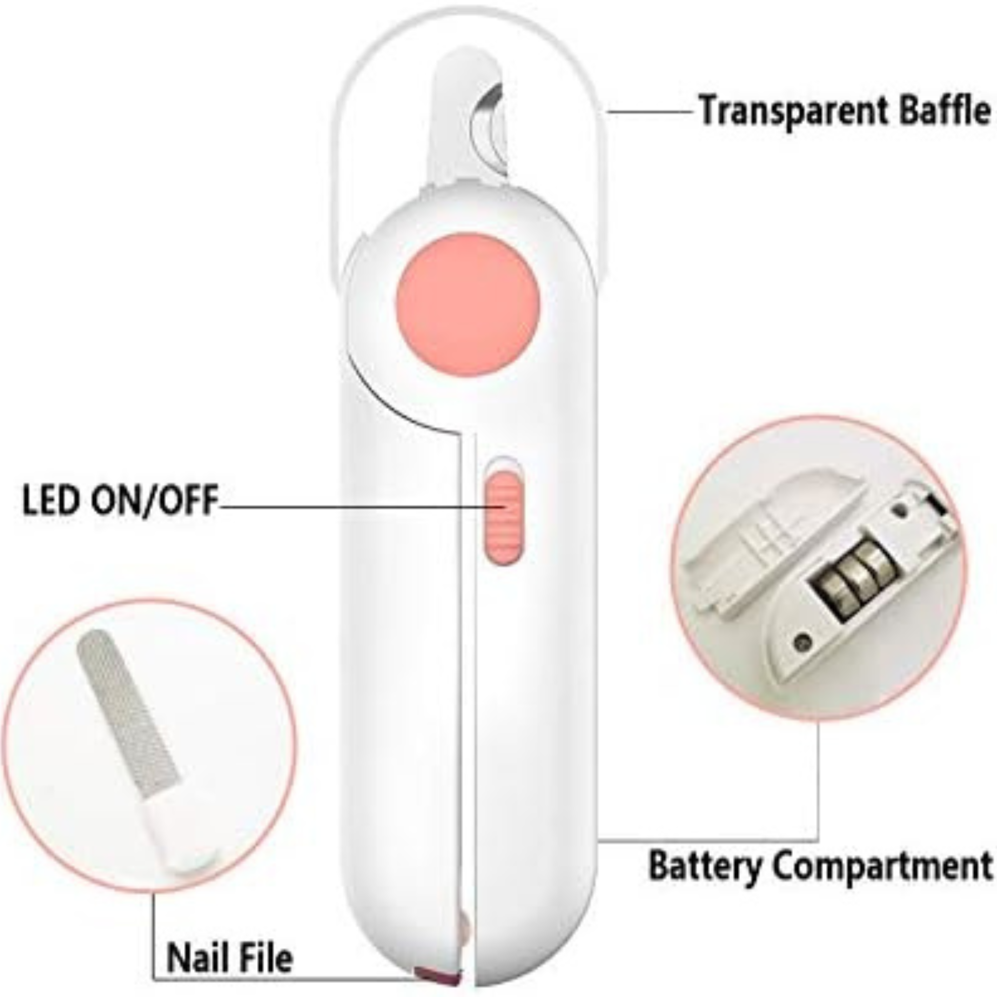 Pet Nail Clipper with Light – Ergonomic Grooming Tool