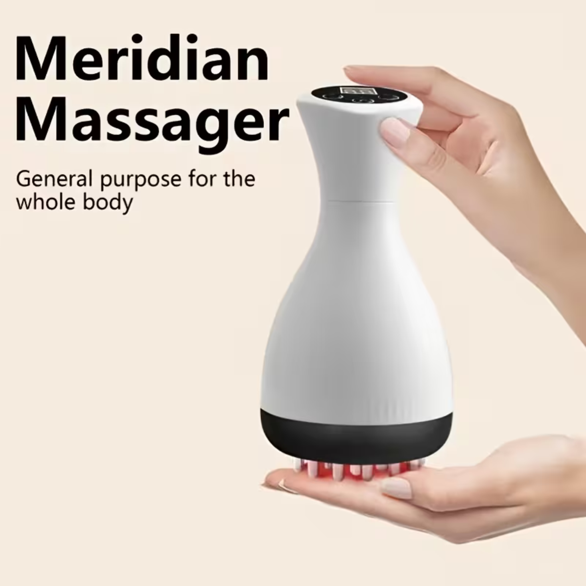 Mini Scraping Massager for Muscle Relief – Suction & Heat, On-the-Go