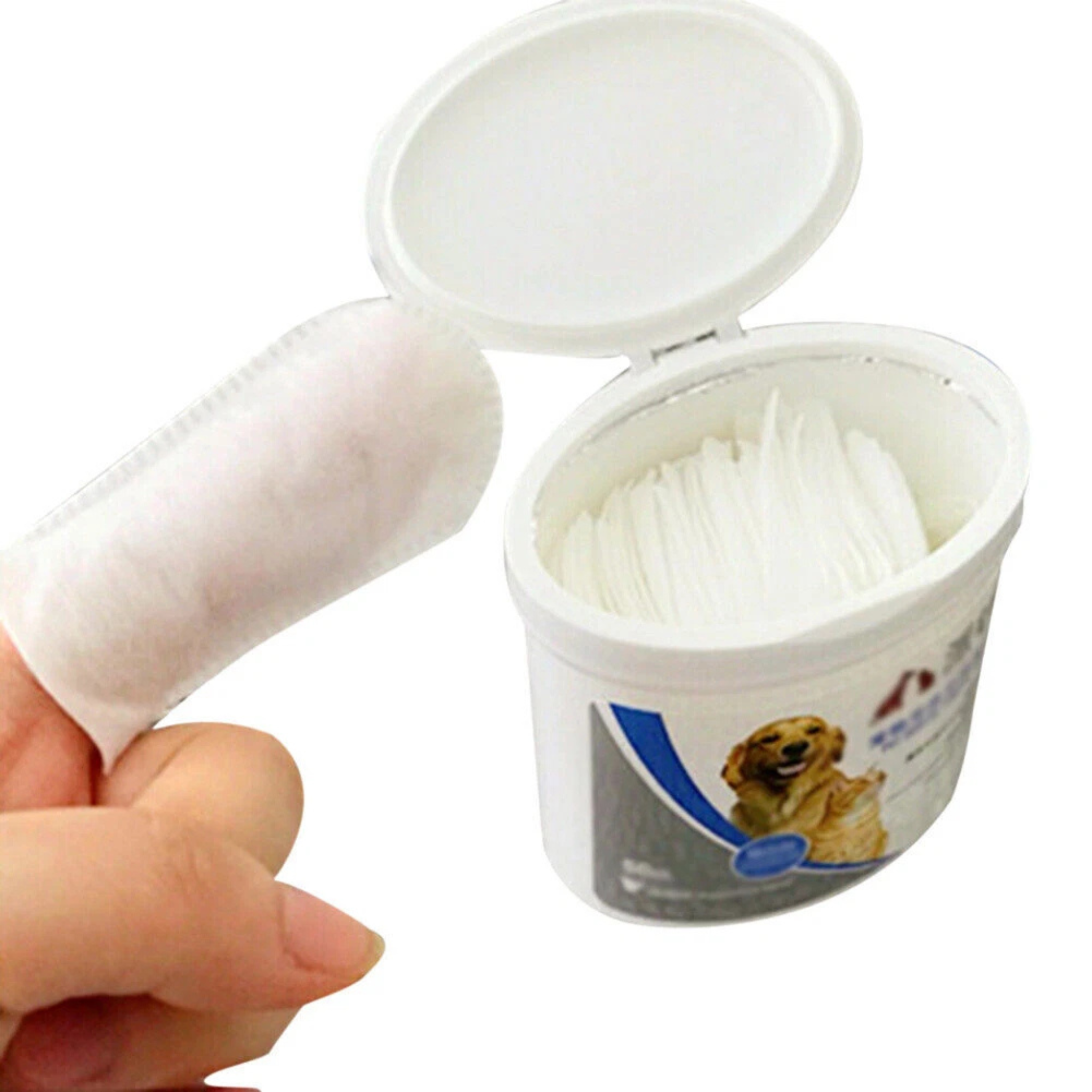 Pet Mouth Cleaning Wipes – 50 Pieces, Bad Breath Control