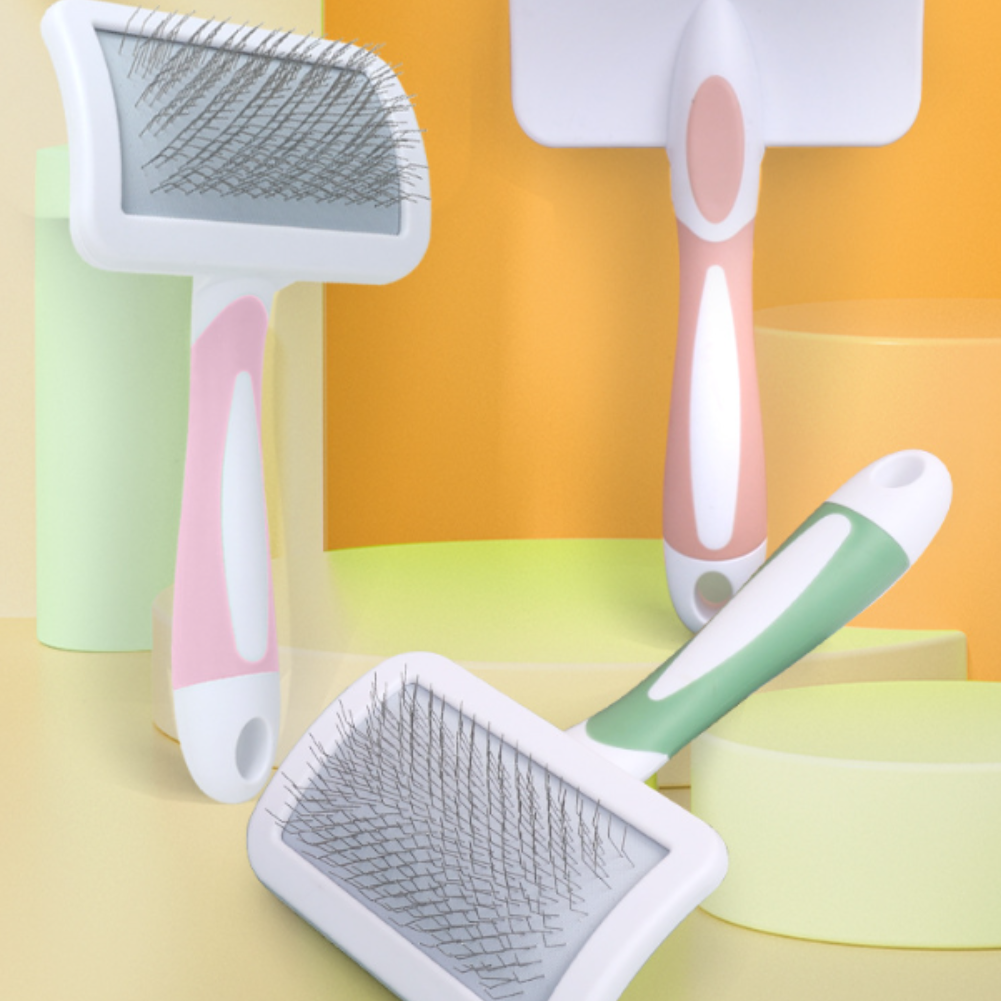 Pet Detangling Brush for Dogs – Stainless Steel Teeth