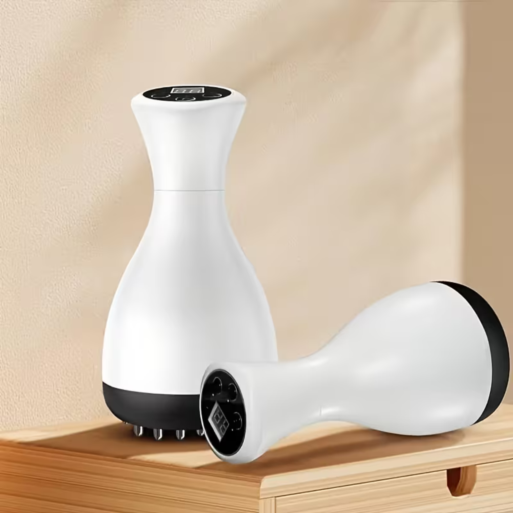 Mini Scraping Massager for Muscle Relief – Suction & Heat, On-the-Go